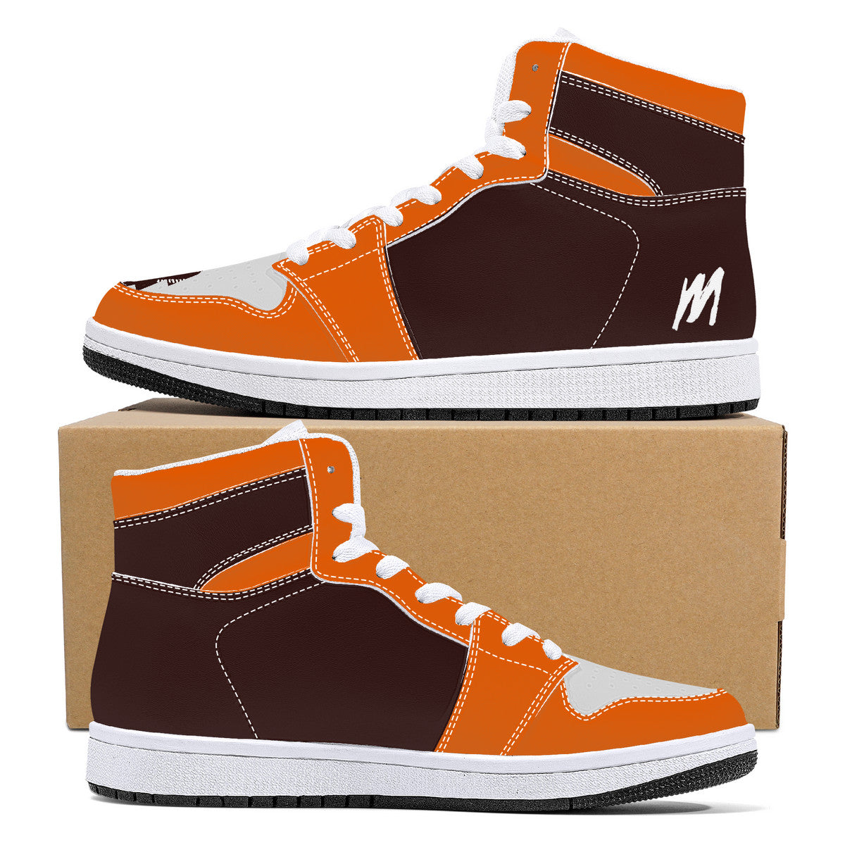 D16 High-Top Sneakers - Mega White