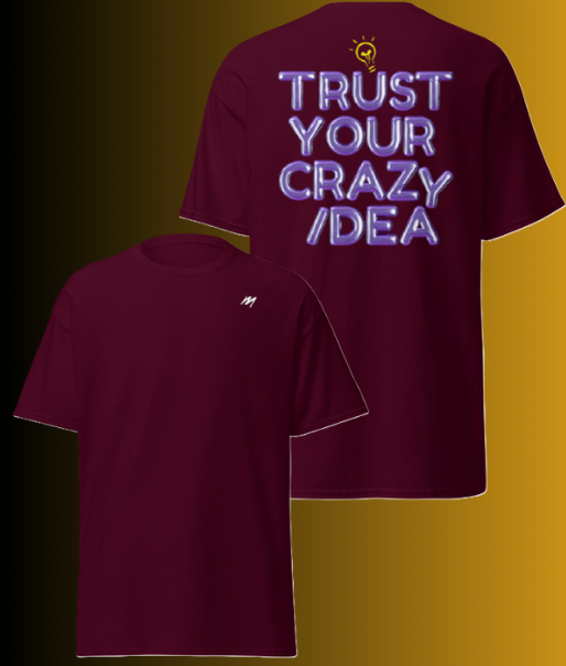 "crazy idea" classic unisex tee